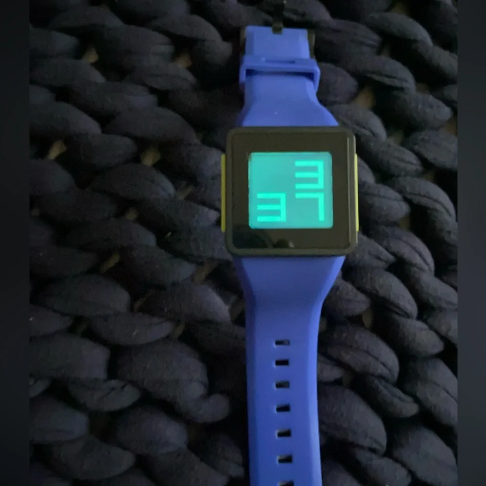 Nixon the Newton Digital Blue and Green Digital Watch